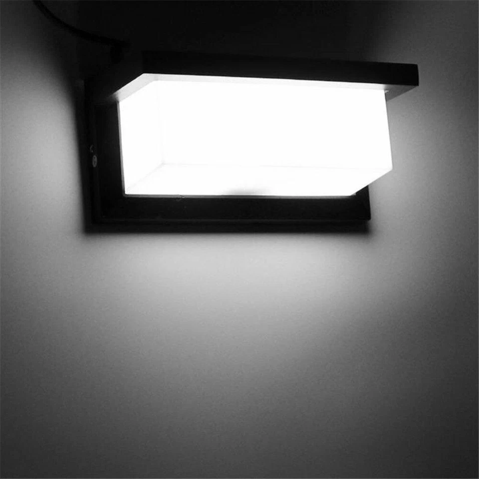 18W LED Außenleuchte mit Bewegungsmelder Wandleuchte Anthrazit Sensor Außenlampe - Bild 3 von 4