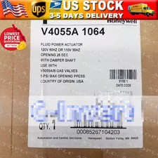 Honeywell V4055A1064 Fluid Power Actuator. 120V 60HZ or 110V 50HZ, 120 Vac-