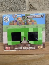 New Kids MINECRAFT SUNGLASSES CREEPER 100 UV PROTECTION SEALED 