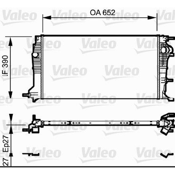 Valeo 735182 KüHler, MotorküHlung-image