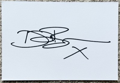 Dustin Lance Black Signed In Person 4x6 Index Card In Top Loader