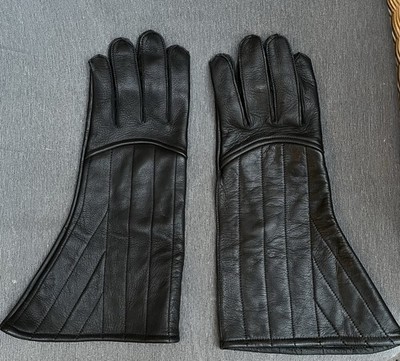 Lederhandschuhe Schwarz Darth Vader ESB Cosplay Handschuhe Star Wars Sith XXL