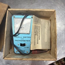 Dwell Meter Tachometer Montgomery Wards Riverside 61-9619 Vintage Box Instruct