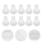 10pcs Curtain Rod Finials Home Decorative Window Curtain Rod Ends Curtain Supply