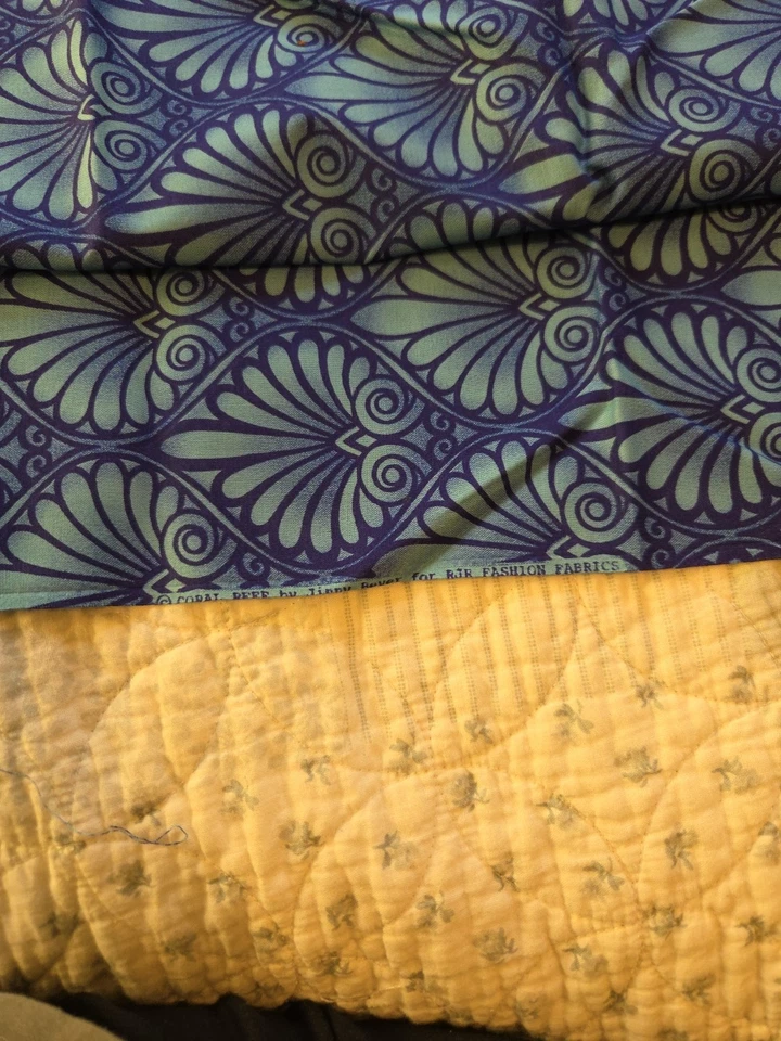 Jinny Beyer Coral Reef Blue 20 X 44 - Image 3 of 3