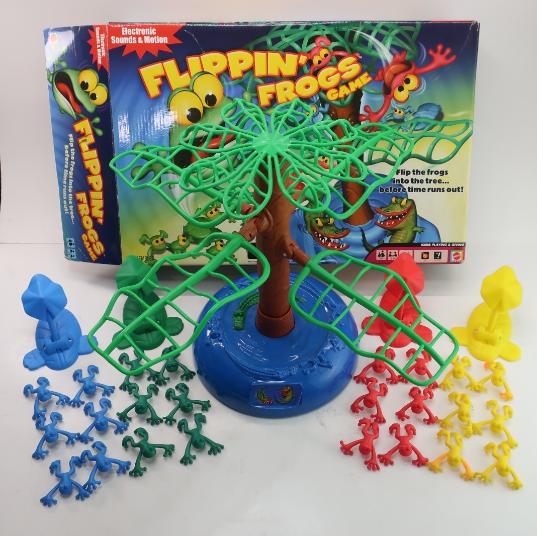 Mattel Flippin' Frogs Game Complete without Instructions - Please