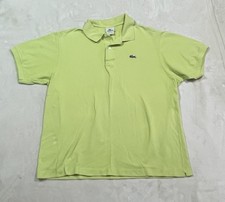 Lacoste Mens Short Sleeve Pique Polo Shirt Lime Green Size 7 2XL RN87651