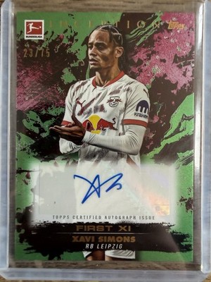 Xavi Simons Topps Inception Auto /75