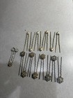 18 Original Vintage Rhinestone Flower Hair Pins, Up Do Hair Accessory! — photo 1