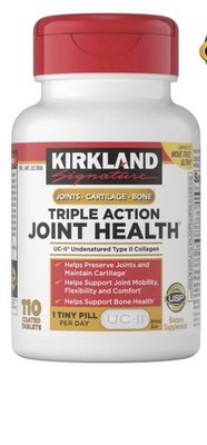 Kirkland Triple Action Joint Health 110 Tablet Compare to Move Free Ultra 1 Pack