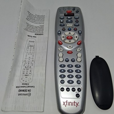 3 DEVICE UNIVERSAL COMCAST XFINITY REMOTE CONTROL With Papers