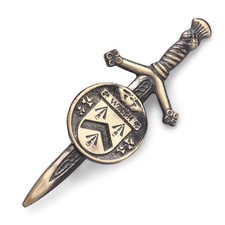 Kilt Emporium Walsh Irish Coat of Arms Disk Kilt Pin