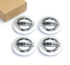 4pcs 3.25in Fit Nissan Armada Titan Truck Silver Center Cap Caps Wheel Factory