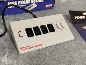 Nintendo NES Four Score Module, Original Box, and Manual