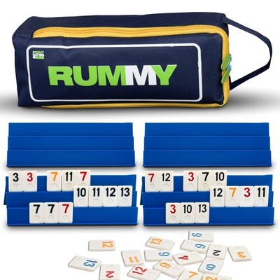 Point Games Classic Rummy Cube Game Full Size, with 3 Tier 4 Player,
