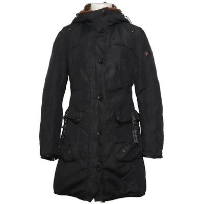 Peuterey, Parka, Damen, Größe: 46, Schwarz, Polyamid/Polyurethan, Einfarbig #GUN