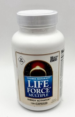 Source Naturals Life Force Multiple 120 Capsule Expires 3/2029