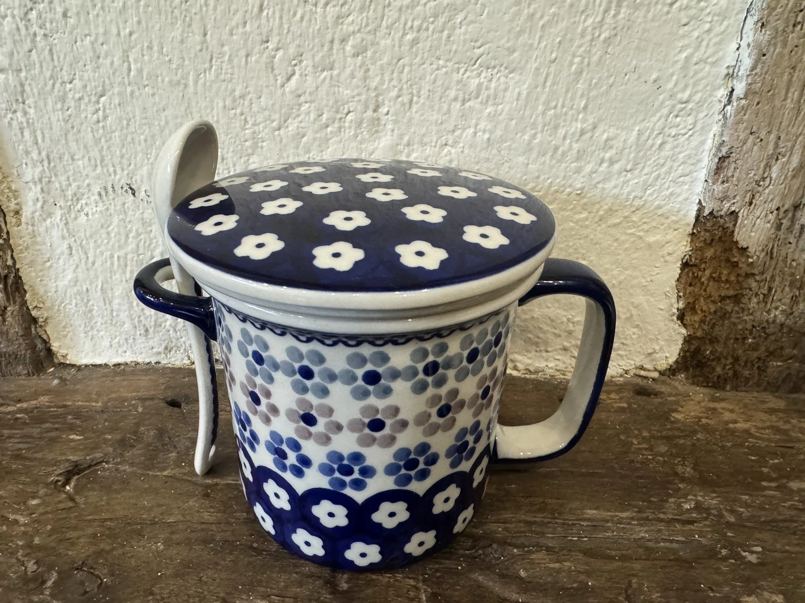 Tea Infuser Handmade Polish pottery Boleslawiec