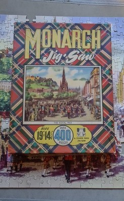 Vintage Tower Press Monarch Puzzle The Royal Mile. Komplett. 400+ Teile.