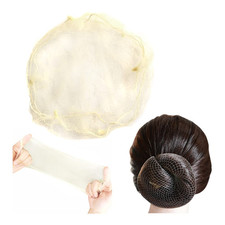 Hair Net Invisible Elastic Mesh Blonde 20 Inch 50Pcs Bulk Packing Food Service