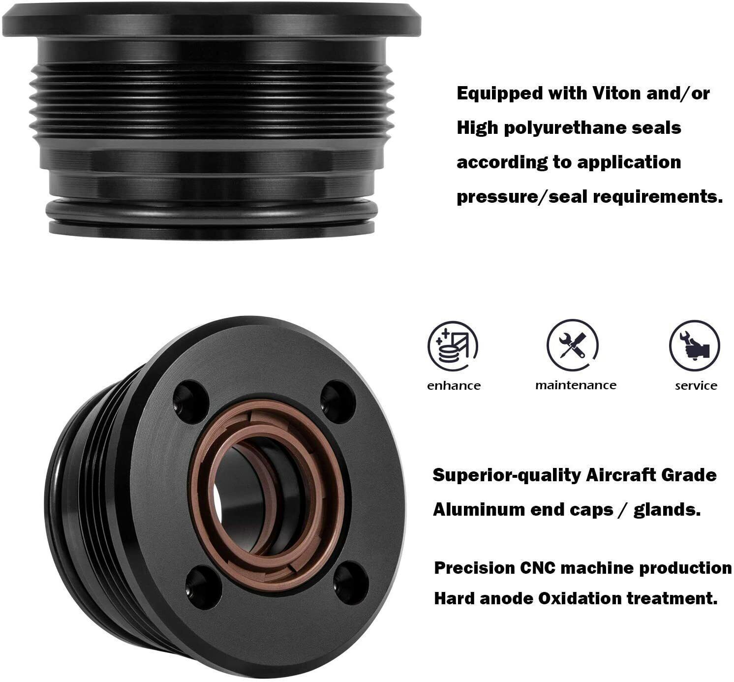 Trim Cylinder RAM Rebuild Kit for Volvo Penta 290 3860881 872612 872837 Duo Prop