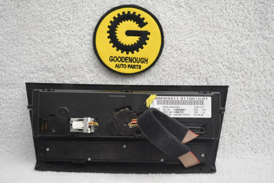 2006-2008 BMW 323I 325I 330I нагреватель кондиционер температура ОВК климат-контроль переключатель - Изображение 4 из 4