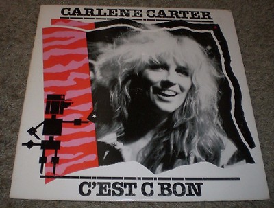C'est C Bon Carlene Carter~1983 Country Singer Songwriter~Original Inner~FAST!!!