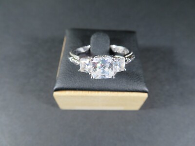 925 Sterling Silver Diamonique Ring Size 10 Tacori