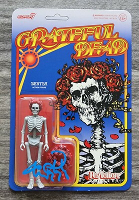 Tom Constanten Signed Grateful Dead Bertha Figure Toy ReAction Super7 Rare RAD