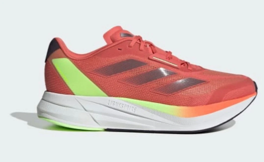 New Mens Adidas Duramo Speed Preloved Scarlet Aurora Metallic Running Shoes Sz 6 Adidas Duramo Speed Preloved Scarlet Aurora Metallic for  main image 4