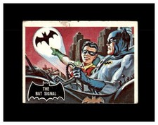 Tarjeta coleccionable original Batman Black Bat 1966 #3 "The Bat Signal"