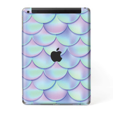 Skins Decal Wrap for Apple iPad 9.7 2017 mermaid scales blue pink