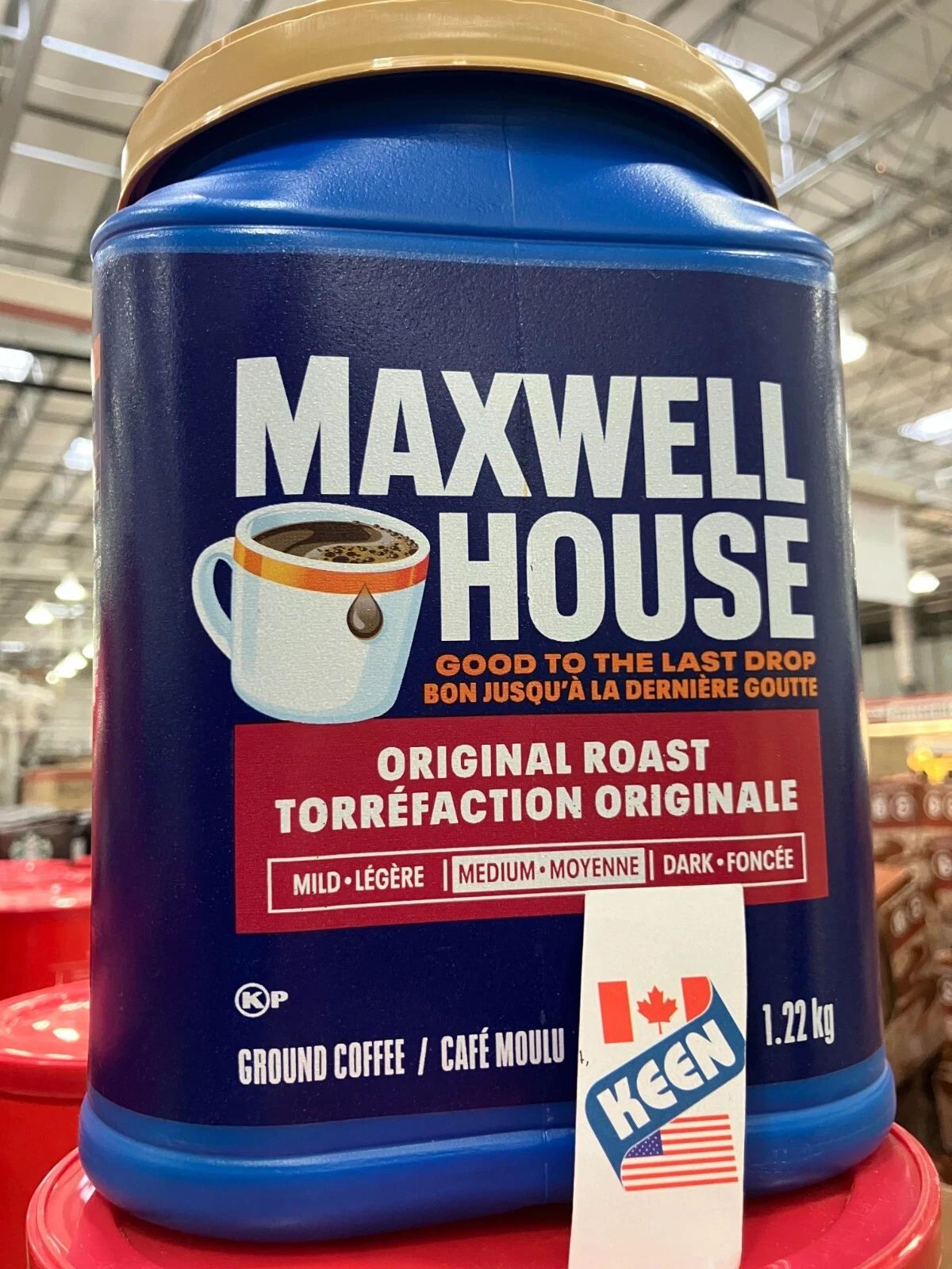 AiWaWa CA, MAXWELL HOUSE GROUND ORIGINAL ROAST GROUND COFFEE 1.22