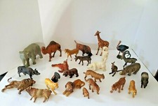 Vintage Antique Elastolin Lineol Composition Austria Toy Animals   Lot of 26