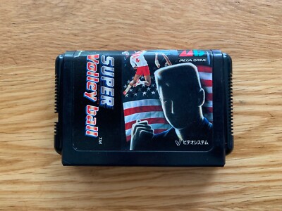 Super Volleyball Japan JPN SEGA MEGADRIVE Mega Drive nur Wagen! Sportspiel
