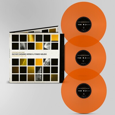 IOSONOUNCANE - Hier fallen wir zum eisigen Hintergrund (2023) 3 LP orange Vinyl