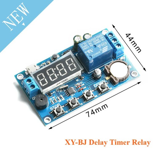 XY-BJ Timer Relay Module Real-time Delay Switch DC5-60V Control - Picture 1 of 6