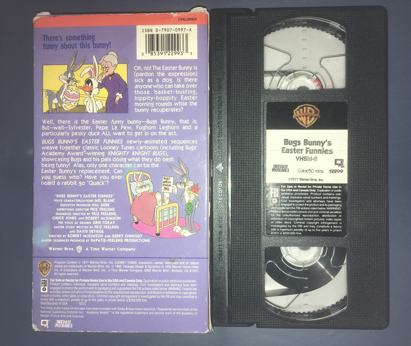 Bugs Bunnys Easter Funnies (VHS, 1992) 85391229933 eBay