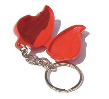 Tupperware Chili Pepper Keychain  Red New / Sealed