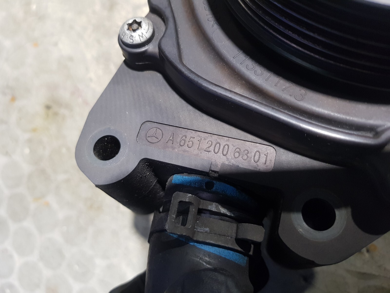 Water Pump MERCEDES BENZ SLK R172 250 CDI A6512006401 for sale 