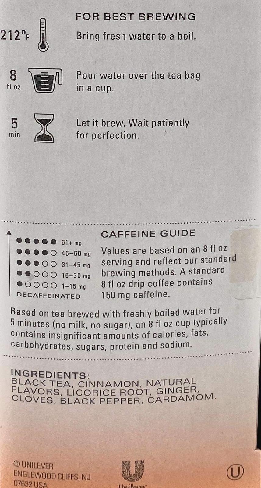Tazo Pumpkin Spice Chai Tea Bags 20 bags eBay