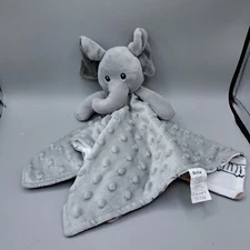 Boritar Elephant Baby Security Lovey Soft Minky 13x13   Animal Print