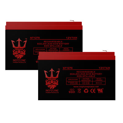 RAZOR E200 & E300S SCOOTER 12V 7ah Neptune Power Replacement Battery 2 Pack