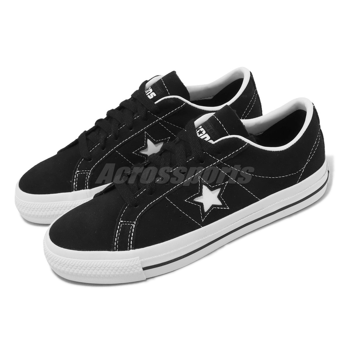 Converse One Star Pro Black White Men Unisex Casual Shoes Sneakers