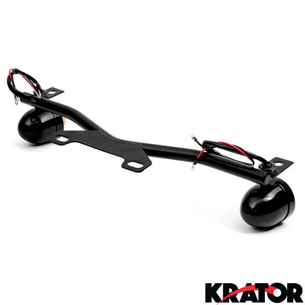 Barra de luz de paso negra señal para Yamaha Road Star Warrior Midnight XV Foto 4 de 4