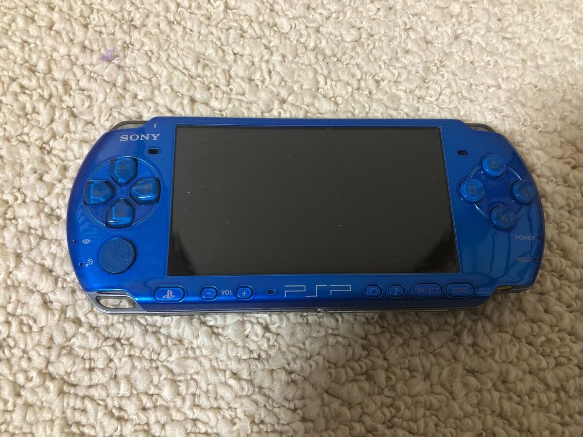 PSP Playstation Portable Vibrant Blue PSP - 3000 VB Console only japan game  F/S