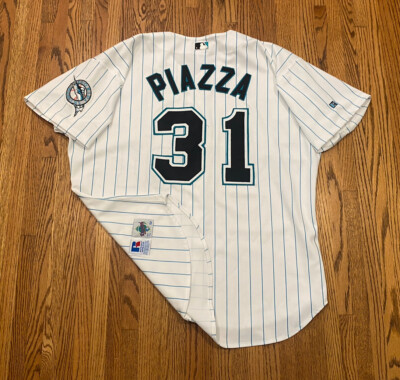 Florida Marlins Mike Piazza Vintage 90s Russell Diamond MLB
