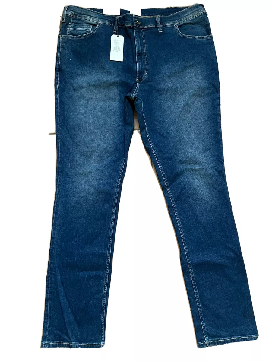 Mens Jeans Pants W46 L34 Mustang Jeans Blue Sz 60 62 Washington 46