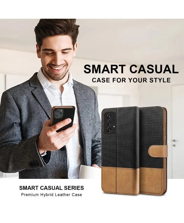 Samsung Galaxy A72 Phone Case Flip Wallet Cover with Credit card Holders Stand - Image 2 of 4