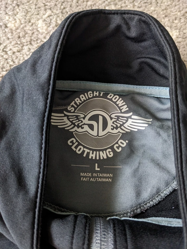 Chaleco de golf recto para hombre L 1/4 cremallera rendimiento elástico pulóver sin mangas Foto 3 de 4